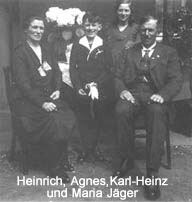 Heinrich, Agnes, Karl-Heinz und Maria Jäger