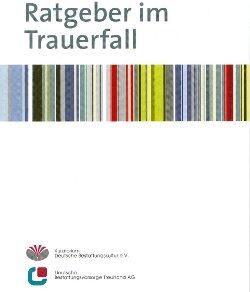 Titelseite der Broschüre „Ratgeber im Trauerfall“